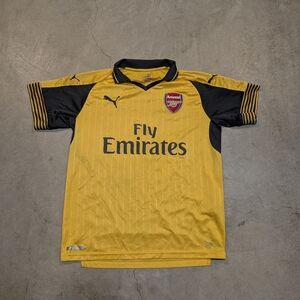 Puma Arsenal Yellow Jersey Youth XXL (Men's S?) Authentic